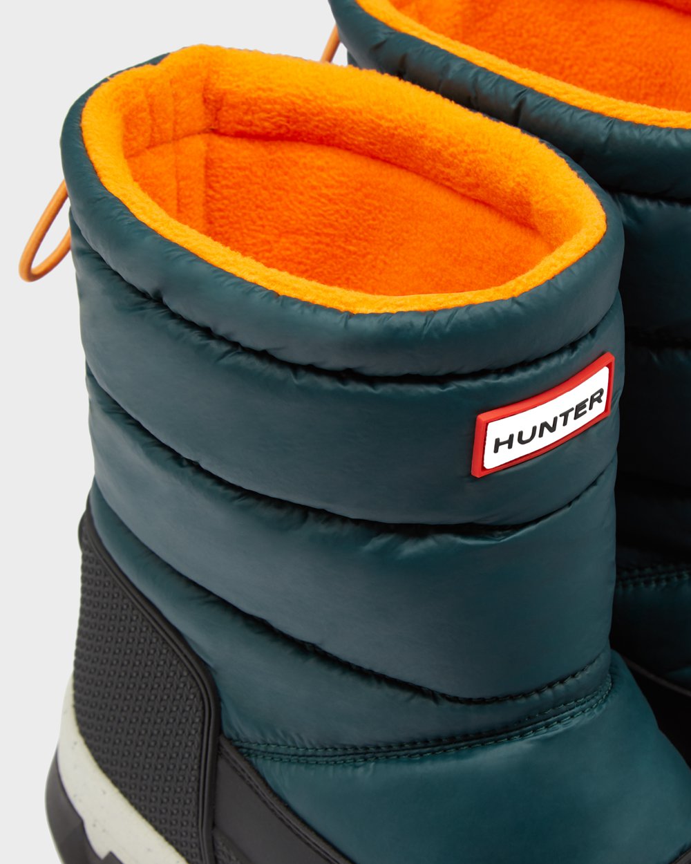 Botas De Neve Hunter Homem Verdes/Cinzentas - Original Insulated Short - 53IEZNKHL